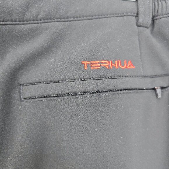 Ternua Black Softshell Snow Pants Women Size 28" Waist - Picture 7 of 9